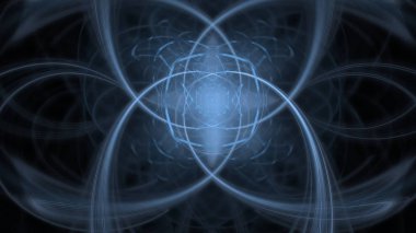 Fantezi kaotik renkli fraktal desen. Soyut Fraktal şekiller. 3D render resimde arka plan veya duvar kağıdı.