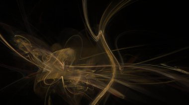 Fantezi kaotik renkli fraktal desen. Soyut Fraktal şekiller. 3D render resimde arka plan veya duvar kağıdı.