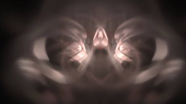 Fantezi kaotik renkli fraktal desen. Soyut Fraktal şekiller. 3D render resimde arka plan veya duvar kağıdı.