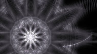 Fantezi kaotik renkli fraktal desen. Soyut Fraktal şekiller. 3D render resimde arka plan veya duvar kağıdı.