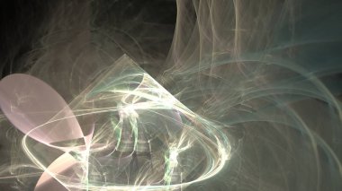 Fantezi kaotik renkli fraktal desen. Soyut Fraktal şekiller. 3D render resimde arka plan veya duvar kağıdı.