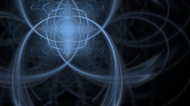 Fantezi kaotik renkli fraktal desen. Soyut Fraktal şekiller. 3D render resimde arka plan veya duvar kağıdı.