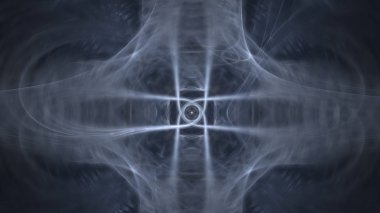 Fantezi kaotik renkli fraktal desen. Soyut Fraktal şekiller. 3D render resimde arka plan veya duvar kağıdı.