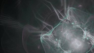 Fantezi kaotik renkli fraktal desen. Soyut Fraktal şekiller. 3D render resimde arka plan veya duvar kağıdı.