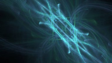 Fantezi kaotik renkli fraktal desen. Soyut Fraktal şekiller. 3D render resimde arka plan veya duvar kağıdı.