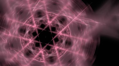 Fantezi kaotik renkli fraktal desen. Soyut Fraktal şekiller. 3D render resimde arka plan veya duvar kağıdı.