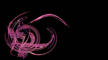 Fantezi kaotik renkli fraktal desen. Soyut Fraktal şekiller. 3D render resimde arka plan veya duvar kağıdı.