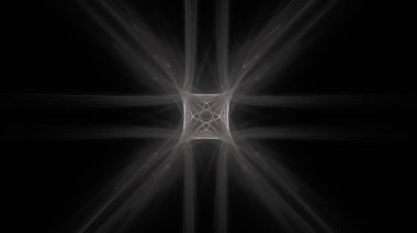 Fantezi kaotik renkli fraktal desen. Soyut Fraktal şekiller. 3D render resimde arka plan veya duvar kağıdı.