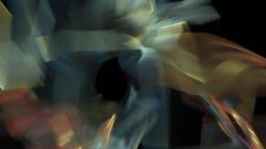 Fantezi kaotik renkli fraktal desen. Soyut Fraktal şekiller. 3D render resimde arka plan veya duvar kağıdı.