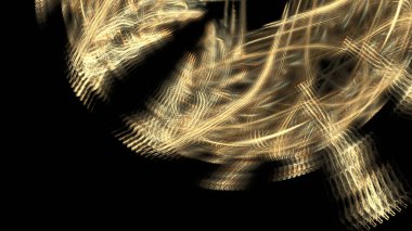 Fantezi kaotik renkli fraktal desen. Soyut Fraktal şekiller. 3D render resimde arka plan veya duvar kağıdı.