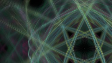 Fantezi kaotik renkli fraktal desen. Soyut Fraktal şekiller. 3D render resimde arka plan veya duvar kağıdı.