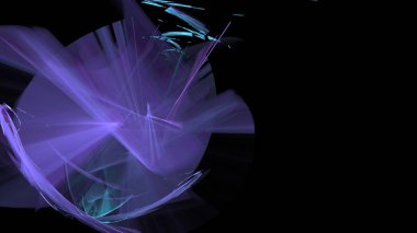 Fantezi kaotik renkli fraktal desen. Soyut Fraktal şekiller. 3D render resimde arka plan veya duvar kağıdı.