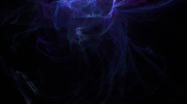 Fantezi kaotik renkli fraktal desen. Soyut Fraktal şekiller. 3D render resimde arka plan veya duvar kağıdı.