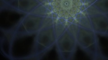 Fantezi kaotik renkli fraktal desen. Soyut Fraktal şekiller. 3D render resimde arka plan veya duvar kağıdı.