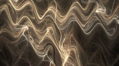 Fantezi kaotik renkli fraktal desen. Soyut Fraktal şekiller. 3D render resimde arka plan veya duvar kağıdı.