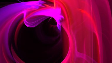 Fantezi kaotik renkli fraktal desen. Soyut Fraktal şekiller. 3D render resimde arka plan veya duvar kağıdı.