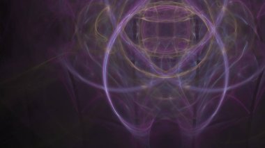 Fantezi kaotik renkli fraktal desen. Soyut Fraktal şekiller. 3D render resimde arka plan veya duvar kağıdı.