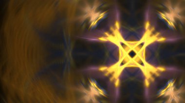 Fantezi kaotik renkli fraktal desen. Soyut Fraktal şekiller. 3D render resimde arka plan veya duvar kağıdı.