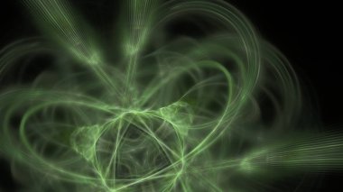 Fantezi kaotik renkli fraktal desen. Soyut Fraktal şekiller. 3D render resimde arka plan veya duvar kağıdı.