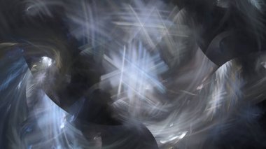 Fantezi kaotik renkli fraktal desen. Soyut Fraktal şekiller. 3D render resimde arka plan veya duvar kağıdı.