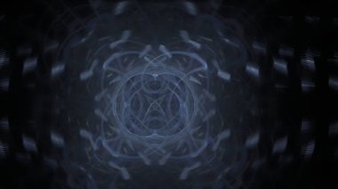 Fantezi kaotik renkli fraktal desen. Soyut Fraktal şekiller. 3D render resimde arka plan veya duvar kağıdı.