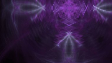 Fantezi kaotik renkli fraktal desen. Soyut Fraktal şekiller. 3D render resimde arka plan veya duvar kağıdı.