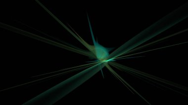 Fantezi kaotik renkli fraktal desen. Soyut Fraktal şekiller. 3D render resimde arka plan veya duvar kağıdı.