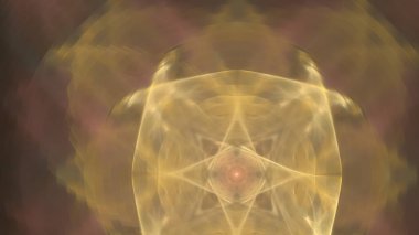 Fantezi kaotik renkli fraktal desen. Soyut Fraktal şekiller. 3D render resimde arka plan veya duvar kağıdı.