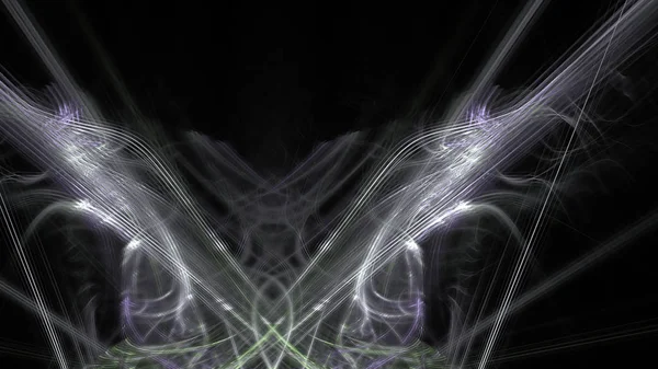 Fantezi kaotik renkli fraktal desen. Soyut Fraktal şekiller. 3D render resimde arka plan veya duvar kağıdı.