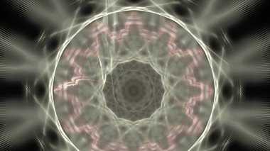 Fantezi kaotik renkli fraktal desen. Soyut Fraktal şekiller. 3D render resimde arka plan veya duvar kağıdı.