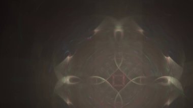 Fantezi kaotik renkli fraktal desen. Soyut Fraktal şekiller. 3D render resimde arka plan veya duvar kağıdı.