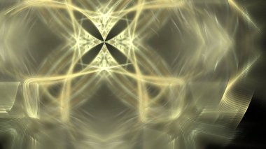 Fantezi kaotik renkli fraktal desen. Soyut Fraktal şekiller. 3D render resimde arka plan veya duvar kağıdı.