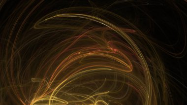 Fantezi kaotik renkli fraktal desen. Soyut Fraktal şekiller. 3D render resimde arka plan veya duvar kağıdı.