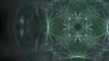 Fantezi kaotik renkli fraktal desen. Soyut Fraktal şekiller. 3D render resimde arka plan veya duvar kağıdı.