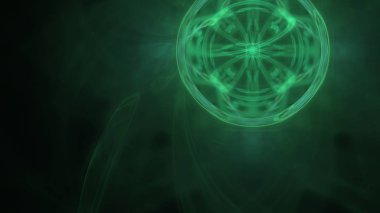 Fantezi kaotik renkli fraktal desen. Soyut Fraktal şekiller. 3D render resimde arka plan veya duvar kağıdı.