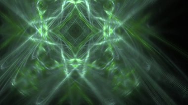 Fantezi kaotik renkli fraktal desen. Soyut Fraktal şekiller. 3D render resimde arka plan veya duvar kağıdı.