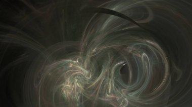 Fantezi kaotik renkli fraktal desen. Soyut Fraktal şekiller. 3D render resimde arka plan veya duvar kağıdı.