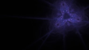 Fantezi kaotik renkli fraktal desen. Soyut Fraktal şekiller. 3D render resimde arka plan veya duvar kağıdı.