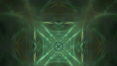 Fantezi kaotik renkli fraktal desen. Soyut Fraktal şekiller. 3D render resimde arka plan veya duvar kağıdı.