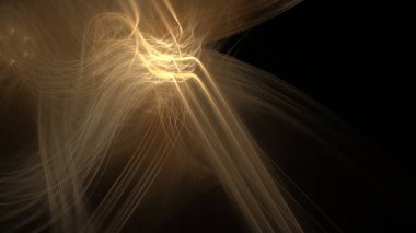 Fantezi kaotik renkli fraktal desen. Soyut Fraktal şekiller. 3D render resimde arka plan veya duvar kağıdı.