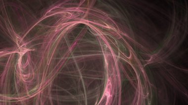 Fantezi kaotik renkli fraktal desen. Soyut Fraktal şekiller. 3D render resimde arka plan veya duvar kağıdı.