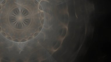 Fantezi kaotik renkli fraktal desen. Soyut Fraktal şekiller. 3D render resimde arka plan veya duvar kağıdı.