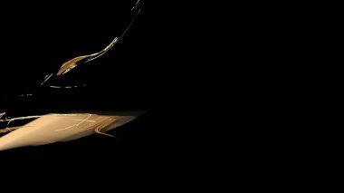 Fantezi kaotik renkli fraktal desen. Soyut Fraktal şekiller. 3D render resimde arka plan veya duvar kağıdı.