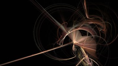 Fantezi kaotik renkli fraktal desen. Soyut Fraktal şekiller. 3D render resimde arka plan veya duvar kağıdı.