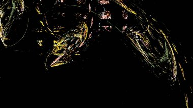 Fantezi kaotik renkli fraktal desen. Soyut Fraktal şekiller. 3D render resimde arka plan veya duvar kağıdı.