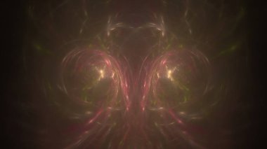 Fantezi kaotik renkli fraktal desen. Soyut Fraktal şekiller. 3D render resimde arka plan veya duvar kağıdı.