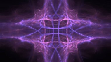 Fantezi kaotik renkli fraktal desen. Soyut Fraktal şekiller. 3D render resimde arka plan veya duvar kağıdı.