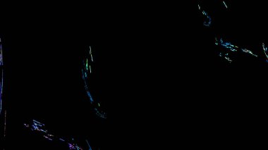 Fantezi kaotik renkli fraktal desen. Soyut Fraktal şekiller. 3D render resimde arka plan veya duvar kağıdı.