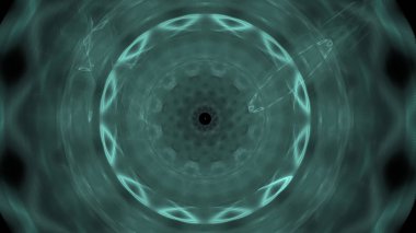 Fantezi kaotik renkli fraktal desen. Soyut Fraktal şekiller. 3D render resimde arka plan veya duvar kağıdı.