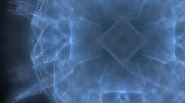 Fantezi kaotik renkli fraktal desen. Soyut Fraktal şekiller. 3D render resimde arka plan veya duvar kağıdı.